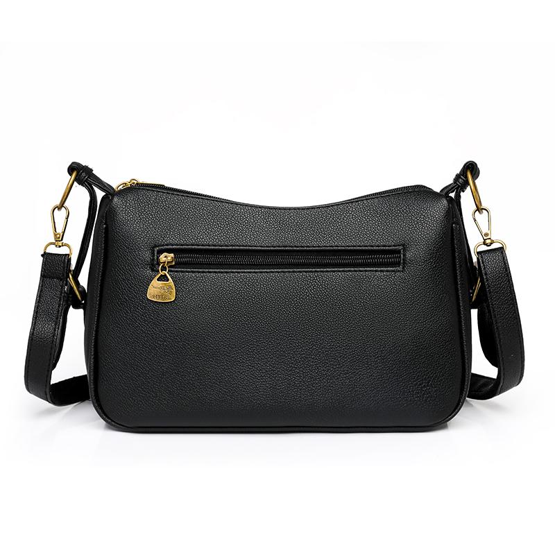 Solid Color Shoulder Bag Women's Bag Large Capacity Small Square Bag Commuter Crossbody Bag
