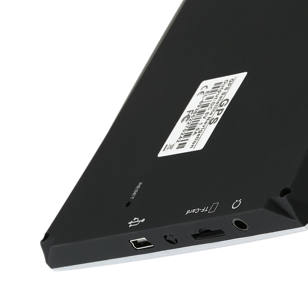 7" HD dotykový prenosný GPS navigátor 128 MB RAM 4 GB ROM FM MP3 Video Prehrávanie automobilovej zábavy
