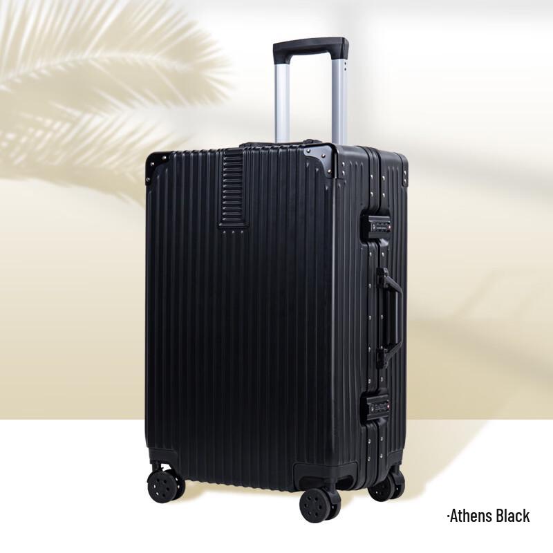 Retro ABS Hardshell Luggage with Aluminum Frame