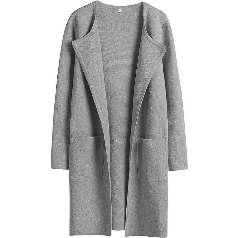 Autunno e Inverno Nuovo Cappotto Casual Comodo da Donna Europeo e Americano Cappotto di Lana con Revers
