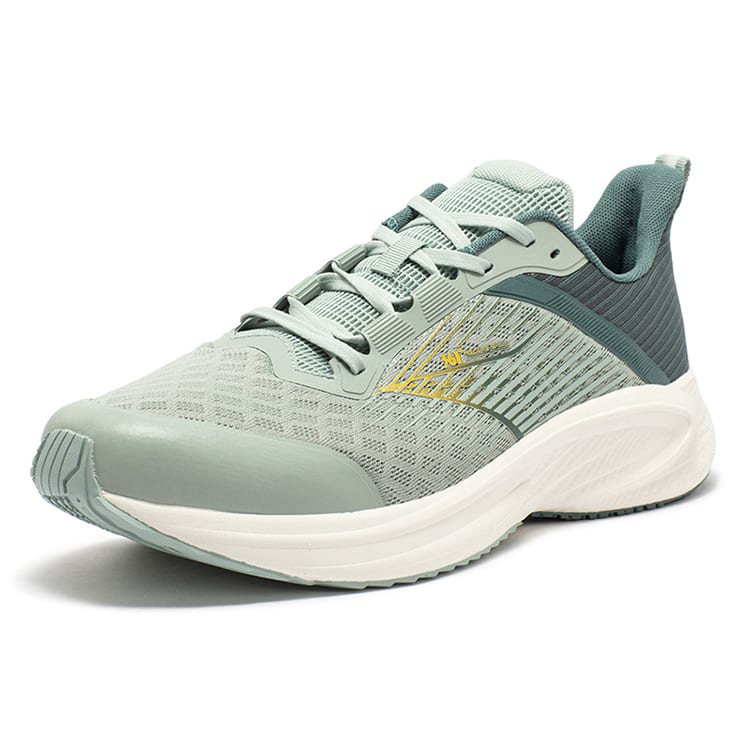 361 Cushioning Abrasion Resistant Breathable Low top Casual Running Shoes Men's Light Smoke Green 572332214-5