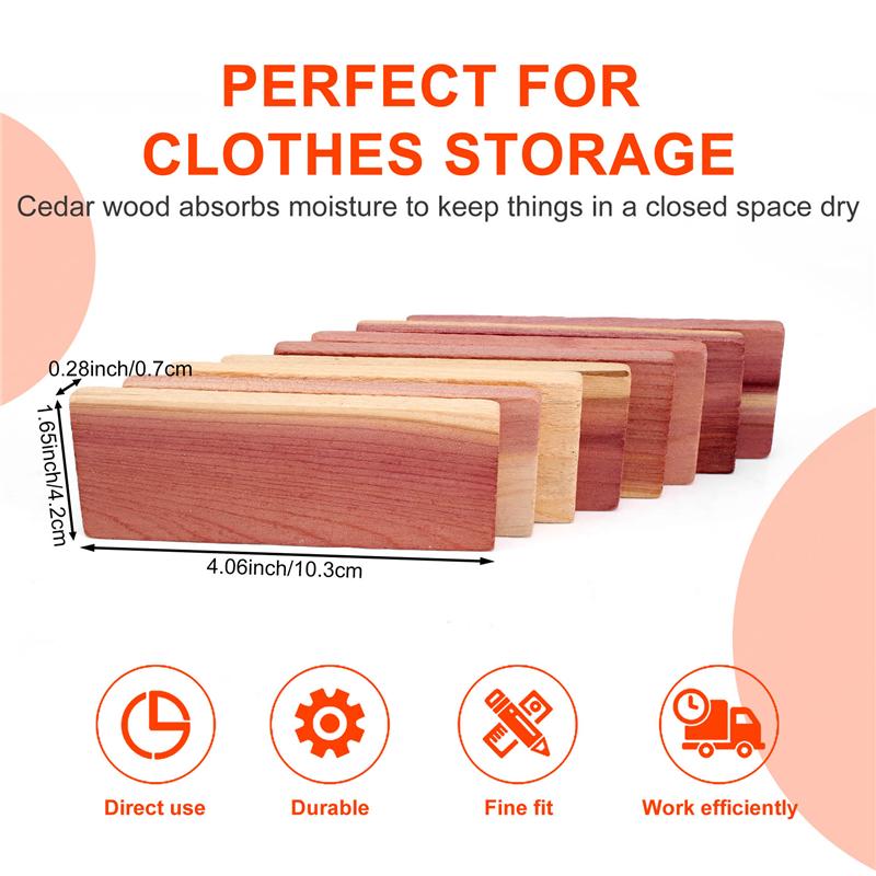 Good-16 Pack Cedar Blocks For Closet,Red Cedar Blocks For Storage, Aromatic Cedar Blocks For Closet And Drawer