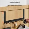 Door Back Hook Rack: Punch-Free, No-Trace Coat & Hat Storage Organizer for Bedroom