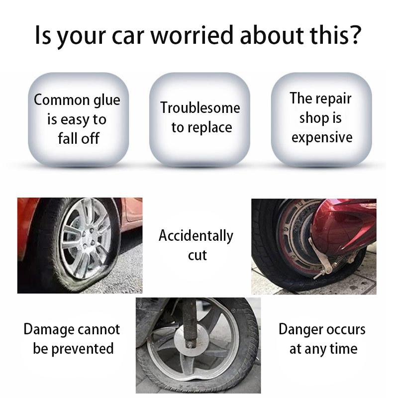 1/2/4 Stück Reifenreparaturkleber für Motorrad, Fahrrad, Auto, Schlauchflickkleber, Autozubehör, Schnelles Reparaturset