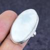 Moonstone Gemstone Handmade 925 Sterling Silver Jewelry Ring Size 8 r2s84