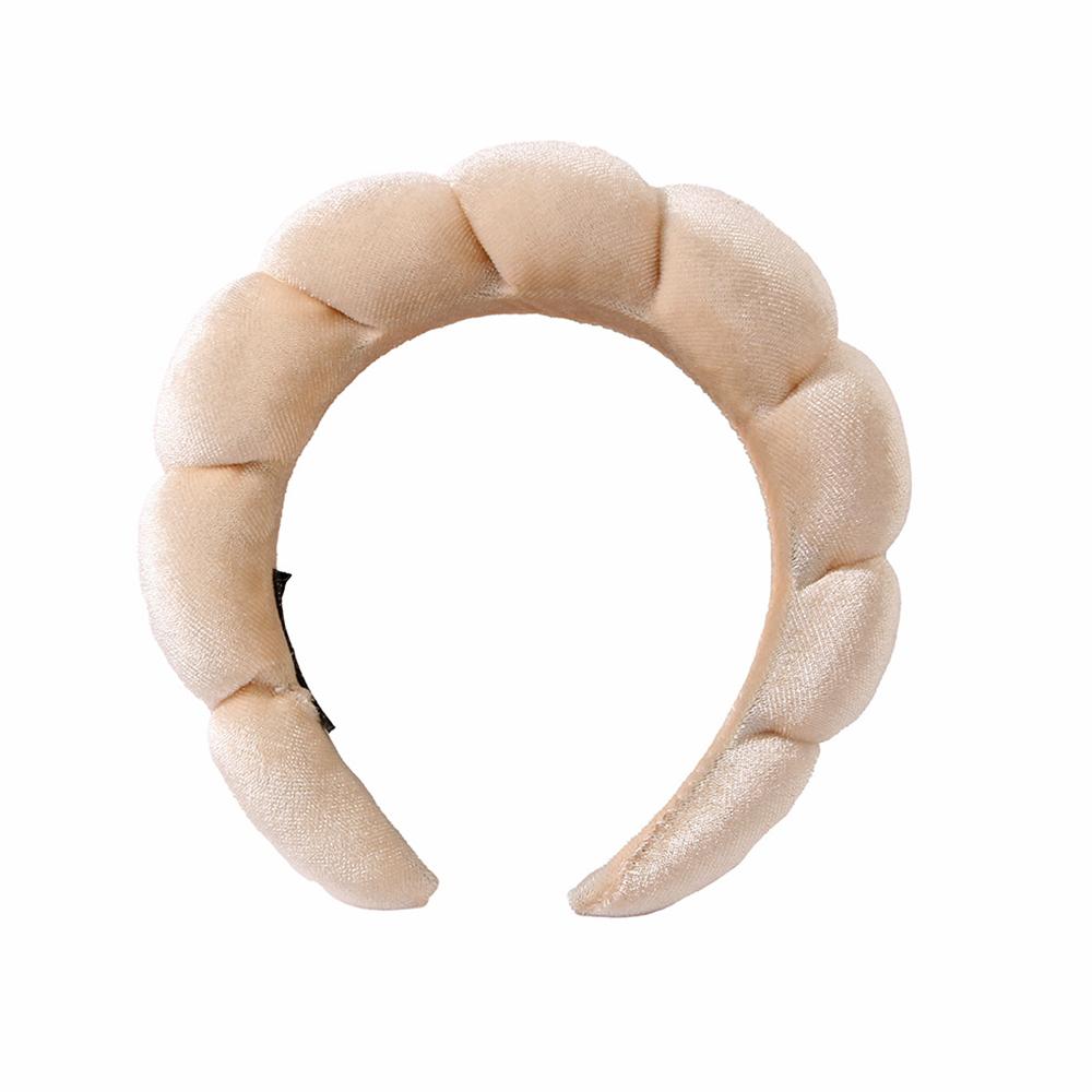 3/1PCS Microfiber Washing Wristbands Hairband Scrunchies Puffy Headband SPA Bubble Headband Washing Face Makeup Shower Skincare