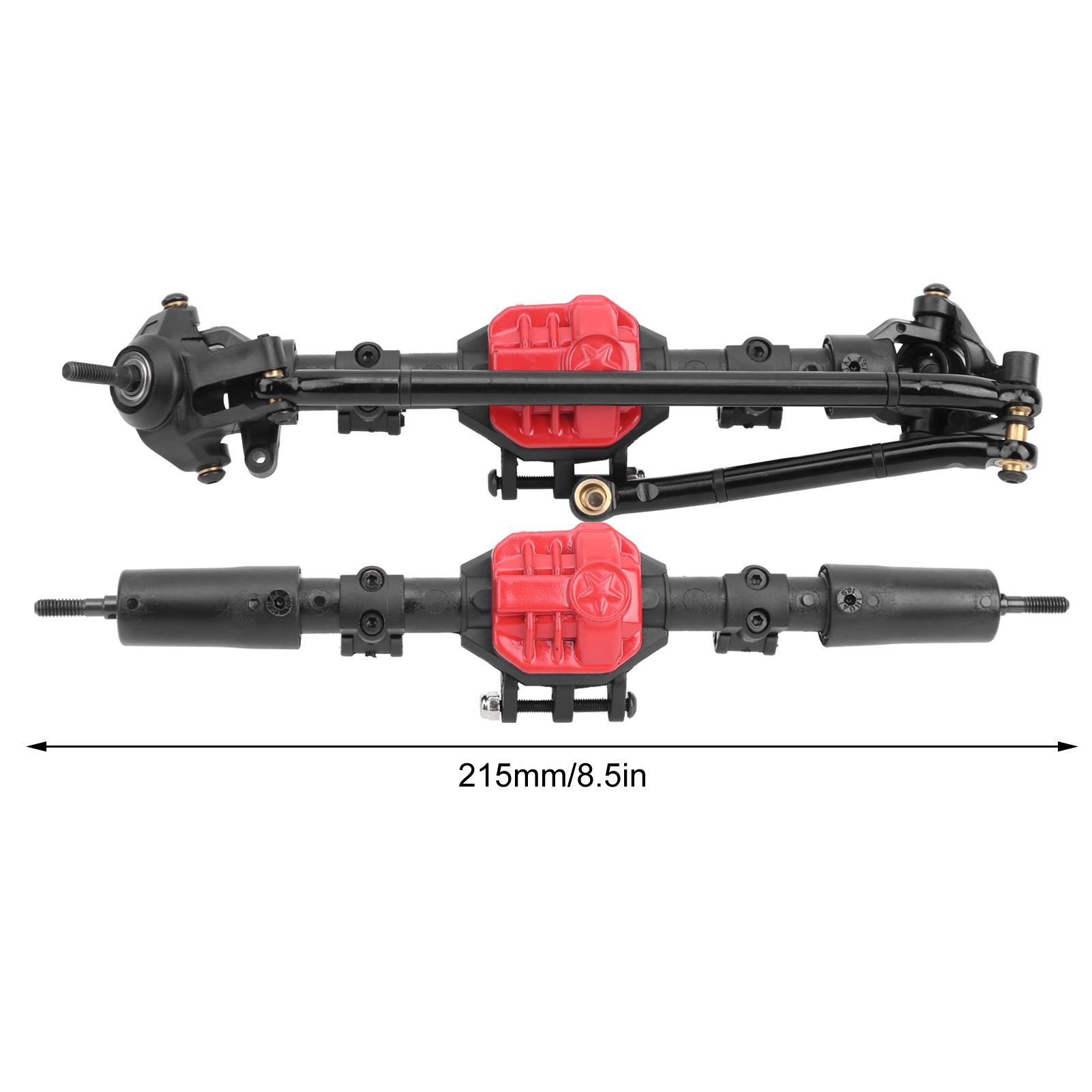 

Gear Front and Rear Axle with 2 Transimission Shaft for SCX10 I/SCX10 II 1/10 RC Car