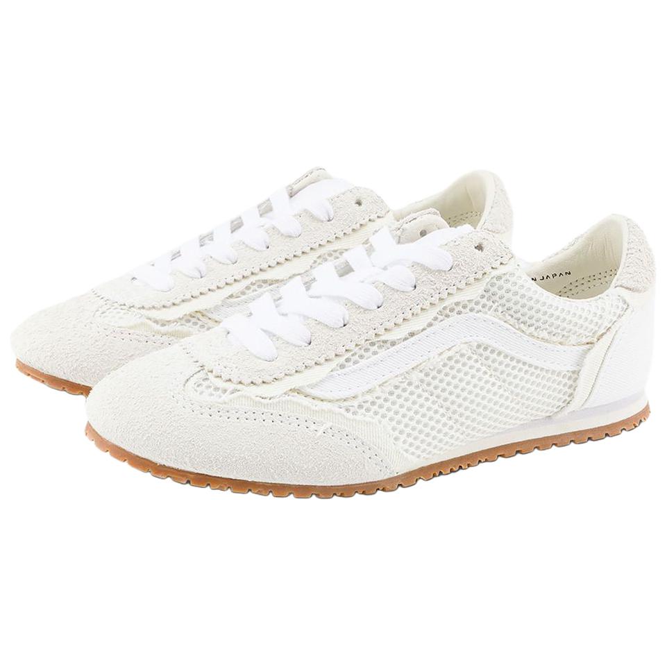 Vans Super Lowpro Frayed Tdc Comfortable Versatile Low Top Lifestyle Casual Shoes Unisex sneaker White VN000EFQCJ7