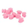 10pcs Couvercles de Pinceaux à Lèvres Ventouse en Silicone Empêchent la Perte Anti-Poussière Couvercle Protecteur de Pinceau à Lèvres
