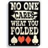 Playing Cards Poster Metal Sign 20x30cm Wall Art
