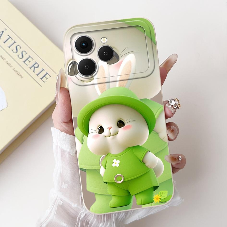 For Tecno Spark 40 Case Popular Cartoon Space Soft Silicone Camera protection Phone Cover For Tecno Spark 40C Spark40 4G Housing