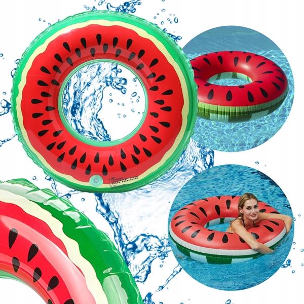 Inflatable Water Ring Beach Watermelon Ring for Children for the Pool 75 Cm
