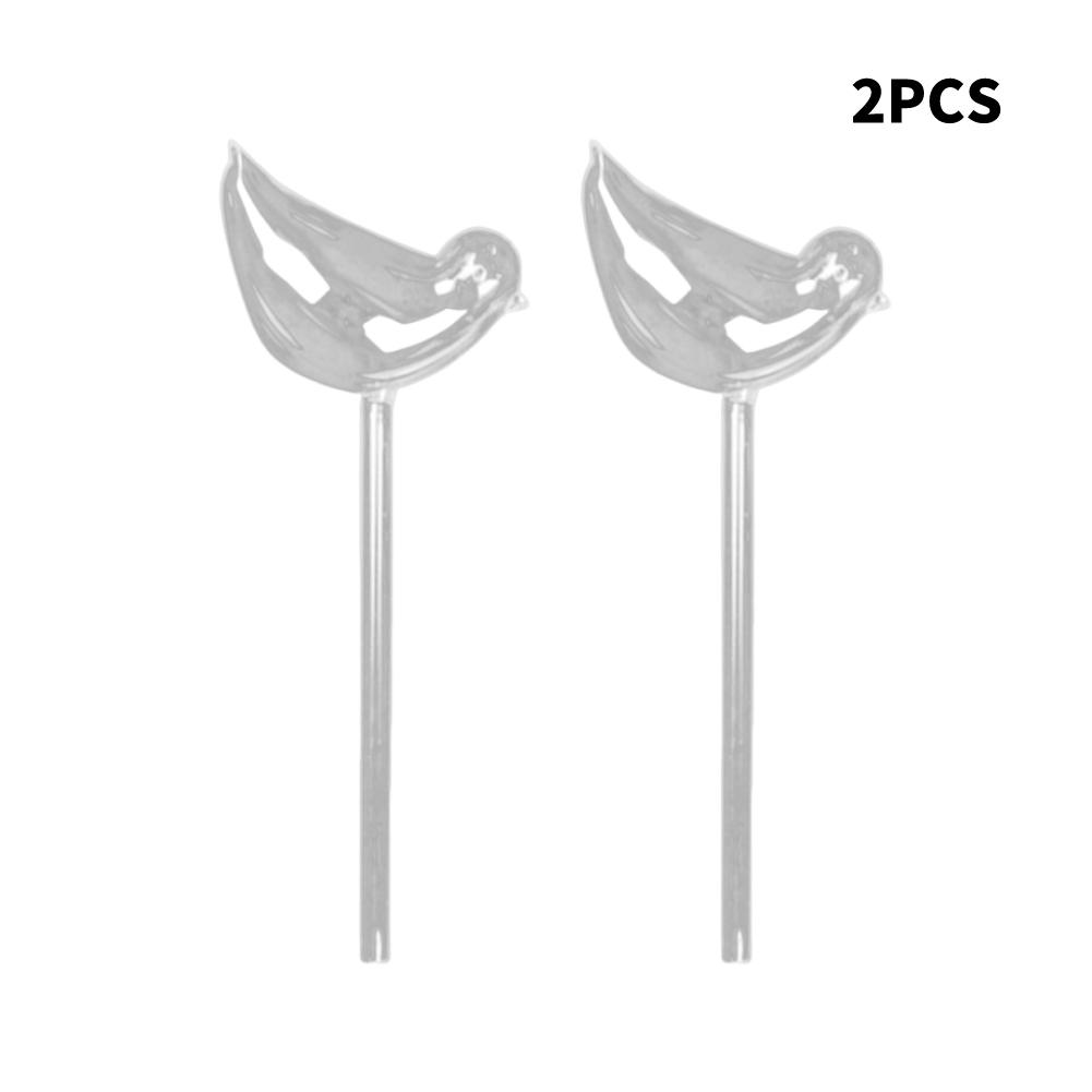 1-12PCS Automatic Plant Watering Bulb PVC Bird Shaped Transparent Self Watering Bulbs Home Garden Plant Dropper Drip Irrigation