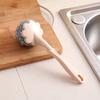 Long Handle Home Kitchen Steel Wire Ball Pot Dish Cleaning Brush Washing Tool