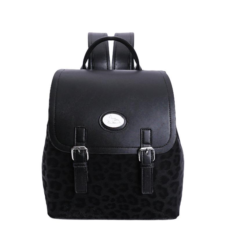 2025 Autumn New Korean Version of Women's Bags Solid Color Girls Backpack Good Development Fashion Casual Simple Contrasting Bag