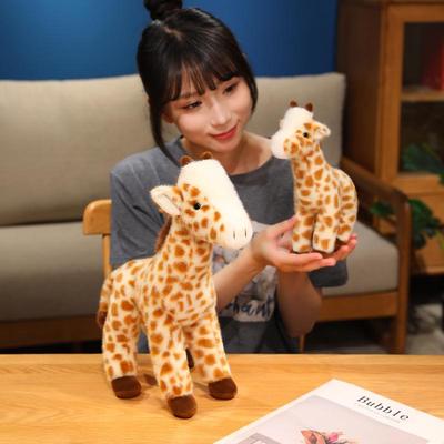 Entzückendes Giraffen-Stofftier - Beruhigende Zoo-Fohlenpuppe für Kinder