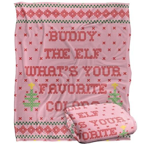 Elf What's Your Favourite Colour? Blanket