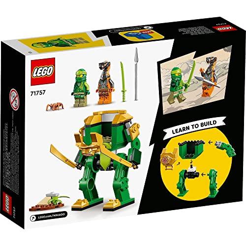 LEGO Ninjago Costum Mech Ninja al lui Lloyd 71757, Jucărie, Blocuri de Construcție, Cadou, Robot, Ninja, Băieți, Peste 4 Ani
