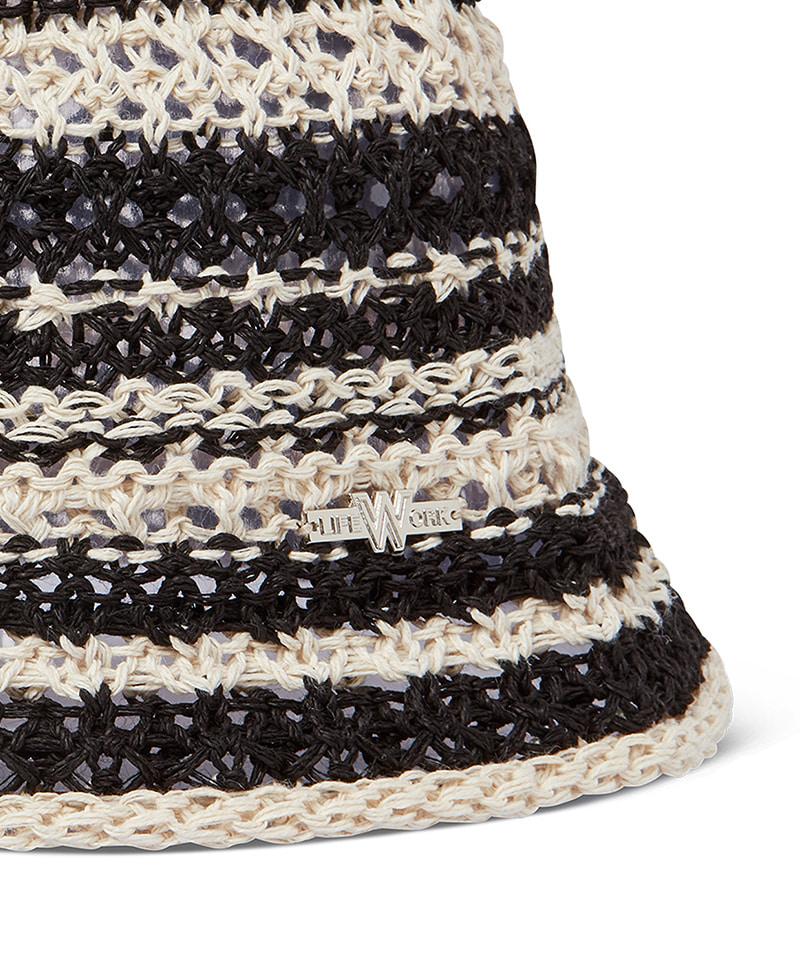 LIFEWORK Women'S Metal Logo Knit Bucket Hat