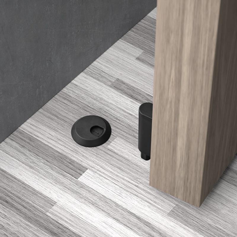 Windproof Sliding Door Suction Without Punching Bedroom Anti-collision Floor Suction Bathroom Door Stops