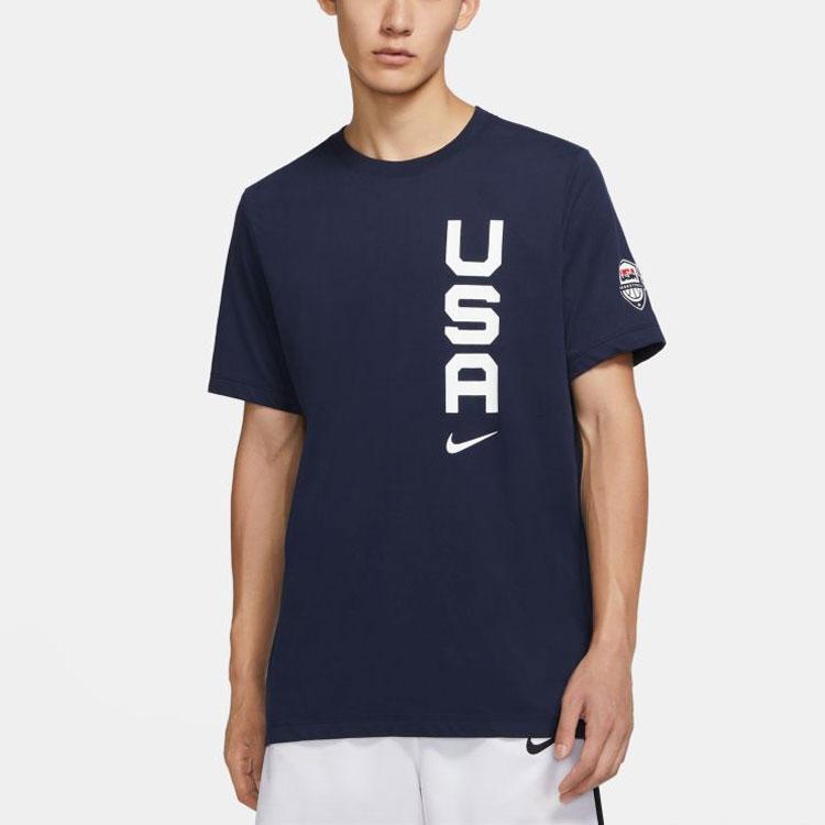 Nike Team USA Therma Flex Tokyo 2020 Showtime T-shirt Obsidian/Black/White Men Streetwear CT8795-451
