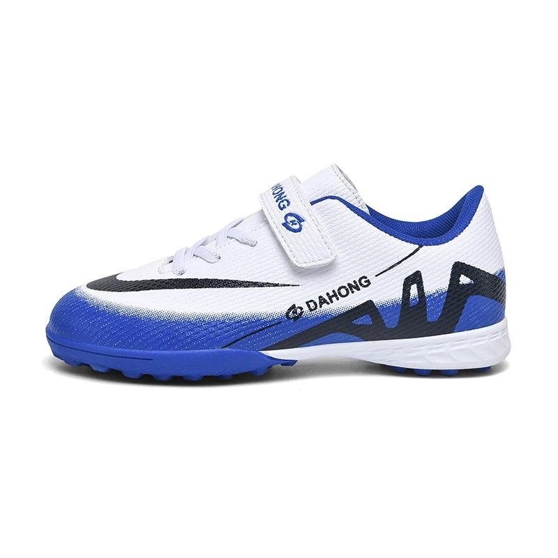 

Kids Football Boots Society Cleats Soccer Shoes Professional Indoor Football Field Boots Children Original Sneakers Boys Match 35