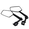 1 Pair Bike Rearview Mirrors 360 Degree Rotation Cycling Handlebar Mirror Replacement for Electric