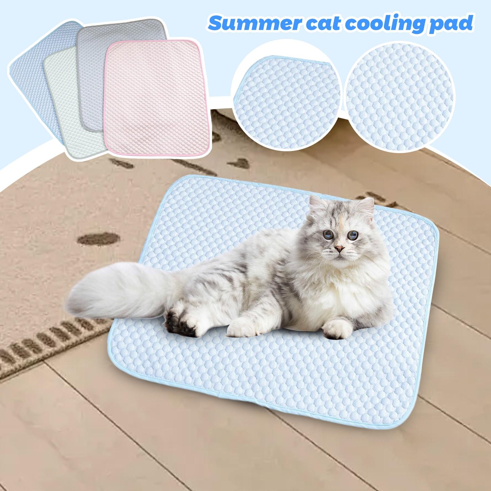 

Pet Mat Cold Pet Mat Cat Dog Sofa Mat Ice Silk Breathable Pet Mat Dog Ice Mat One Size світло-сірий колір