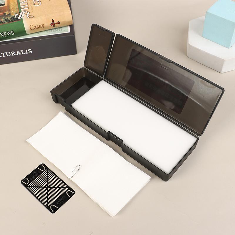 Tragbare Nasspalette für Miniaturmalerei und Acrylfarben. Die Malpalette hält Ihre Farbe länger feucht.