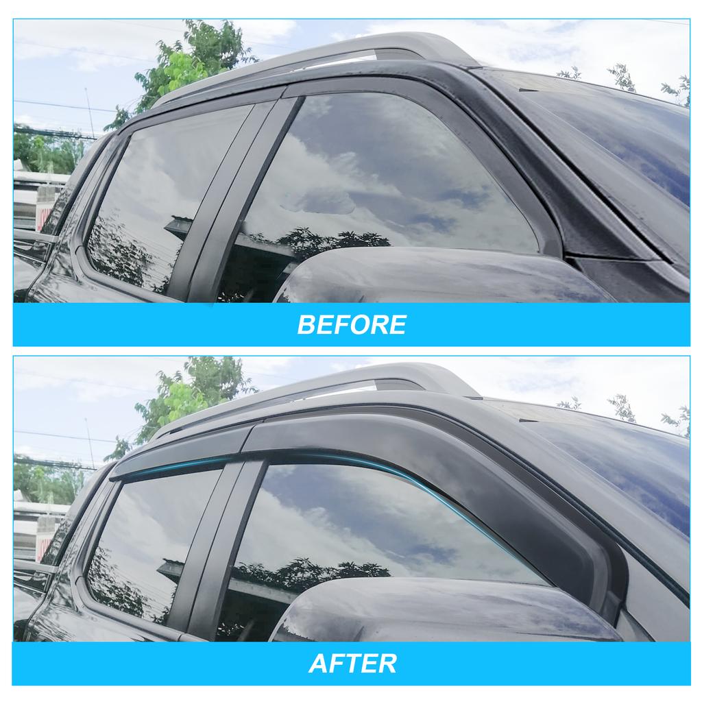 Weather Shield Sun Rain Guards Window Deflector Window Visor For Ford Ranger Raptor 2025 2025 Next Gen Accessories Double Cabin