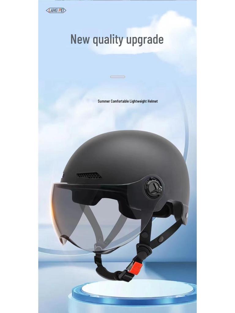 Certified 3C Electric Battery Motorcycle Helmet for All Seasons