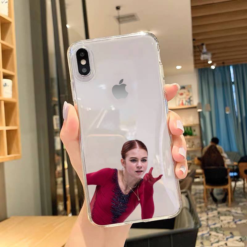 

Александра Трусова Чехол для телефона iPhone 11 12 Mini 13 14 15 Pro XS Max X Plus SE XR Прозрачный чехол iPhone15promax