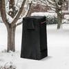 Heavy Duty Waterproof Garden Fountain Cover with Front Zipper and Drawstring for Garden Use 238 L x 19 W x 40 H