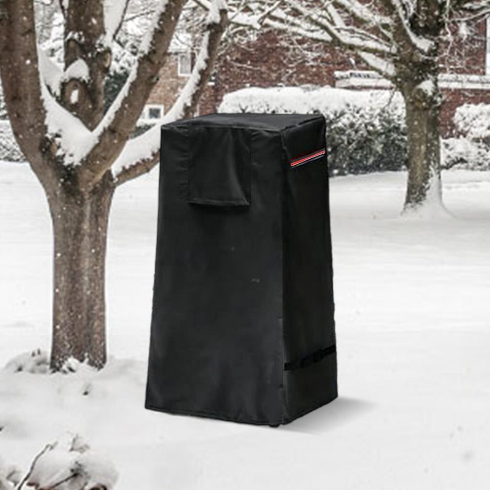 Heavy Duty Waterproof Garden Fountain Cover with Front Zipper and Drawstring for Garden Use 238 L x 19 W x 40 H