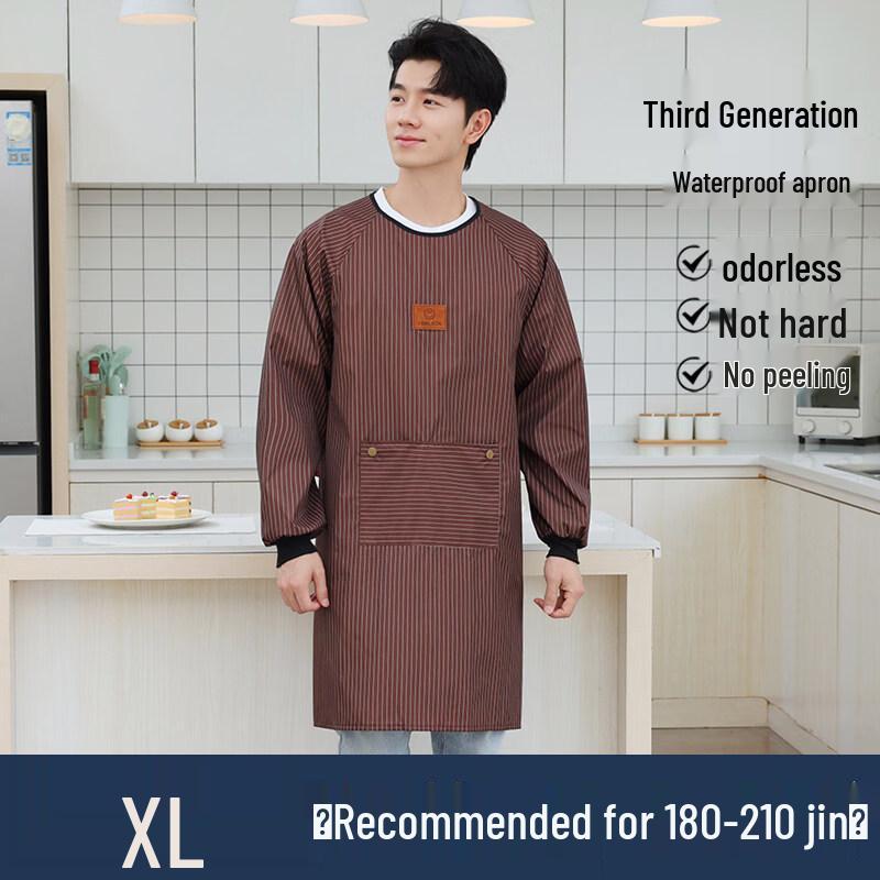 

Men s Waterproof Oil-Proof Long-Sleeve Apron