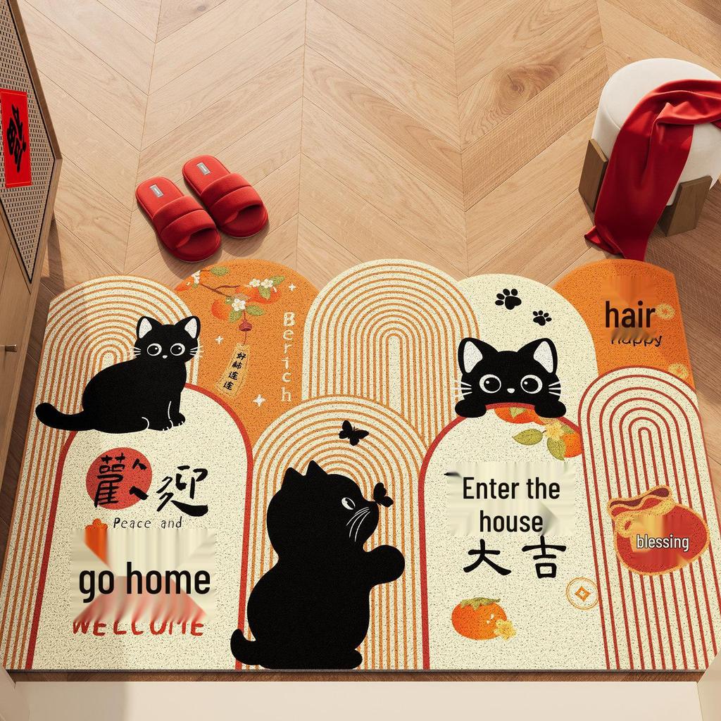 Cartoon Door Mat: Sand Scraper, Wear-Resistant, Anti-Slip, Easy-to-Clean