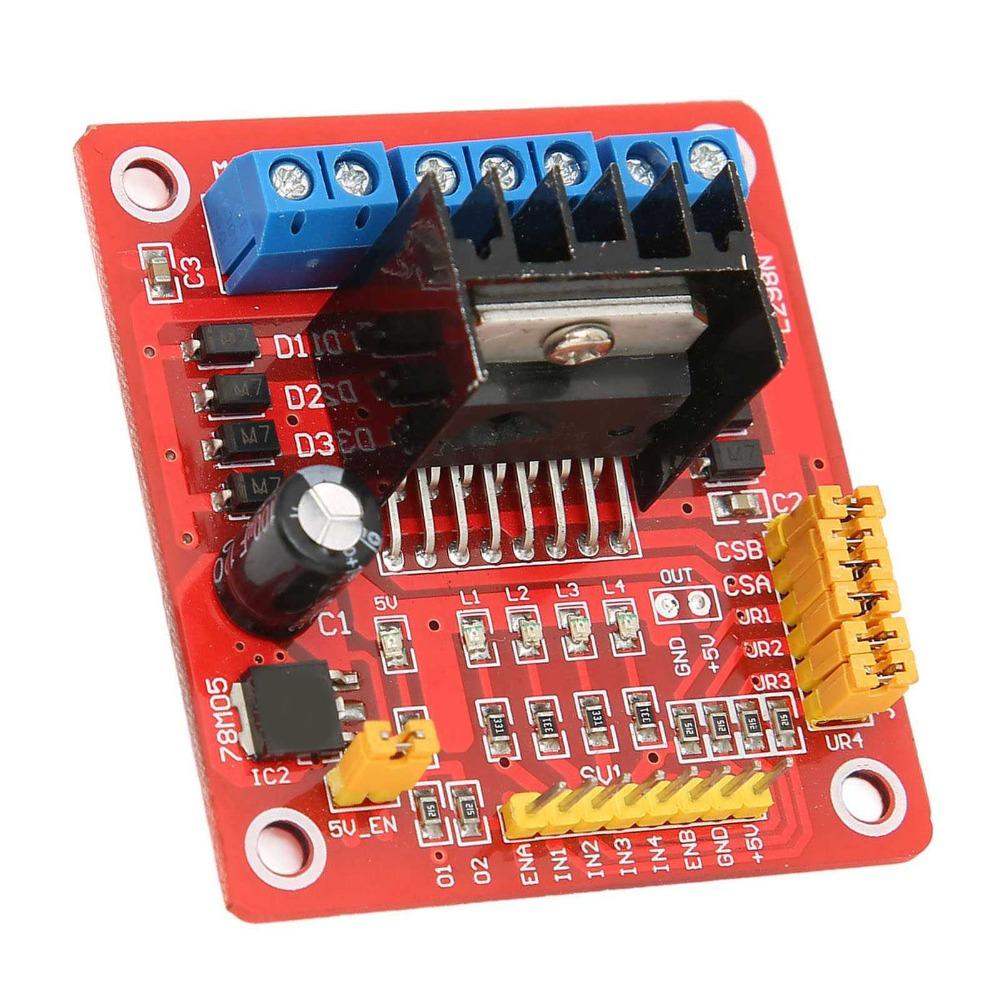L298N Stepper Motor Driver Module Dual H Bridge 5V-35V Dual H Bridge Motor Driver Compact Size Easy To Install