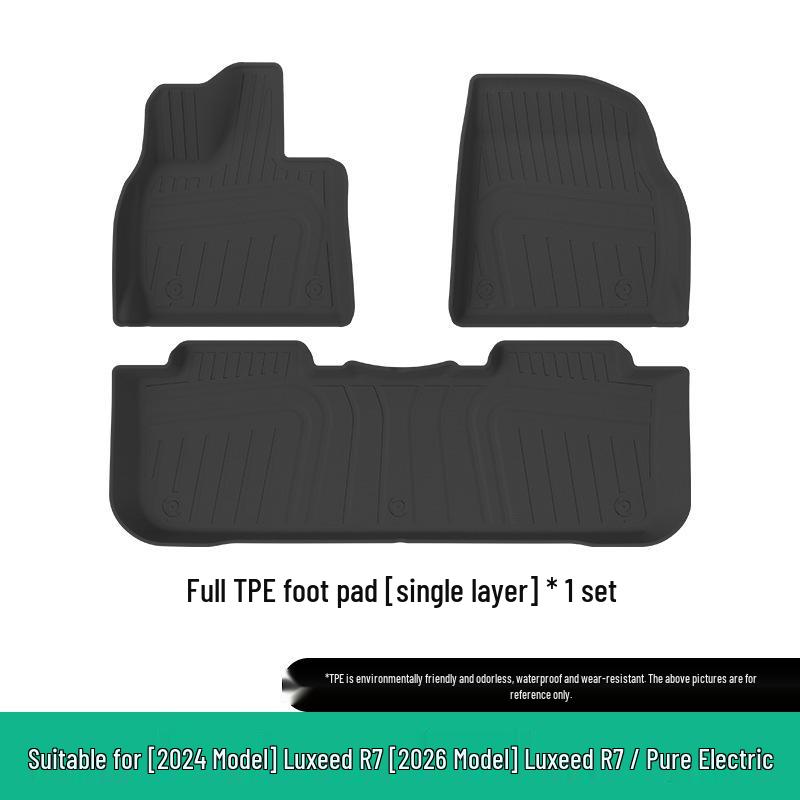 TPE Floor, Seat Back, and Trunk Mats for 2024-2026 Luxeed R7 Cars