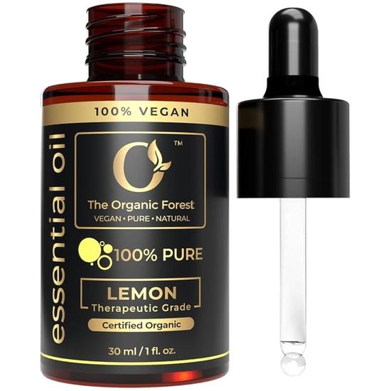 100% Plant Based Lemon Essential Oil for Skin, Hair, Diffusers & Aromatherapy | Pure and Natural Lemon Oil for Acne, Skin Care & Cleaning