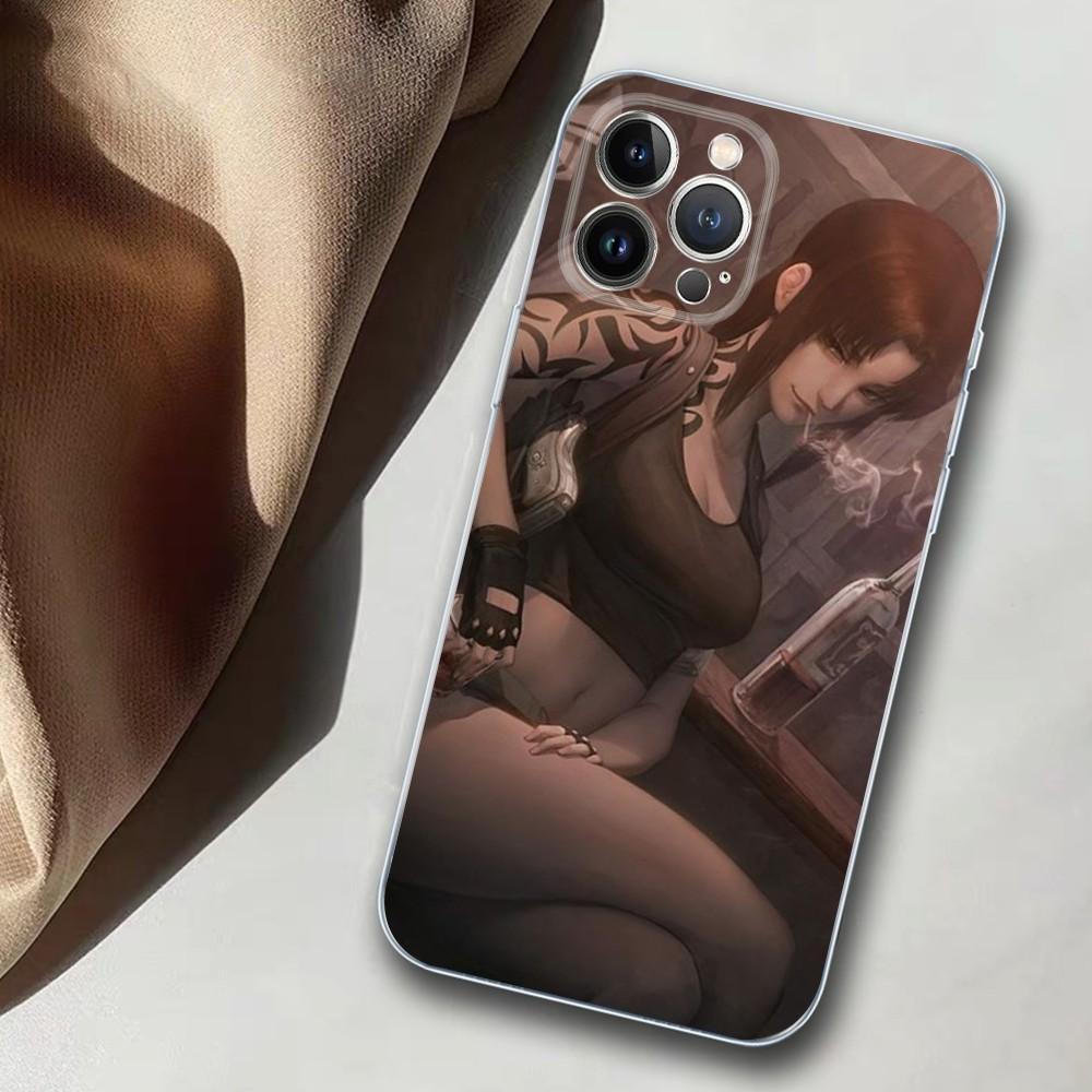 Black Lagoon Phone Case For iPhone 14 11 12 13 Mini Pro XS Max Cover 6 7 8 Plus X XR SE 2020 Funda Shell