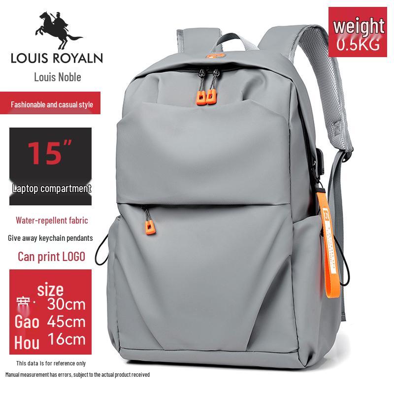 Men's Lightweight Large Capacity Travel and Laptop Backpack, Ideal for High School or College Students
