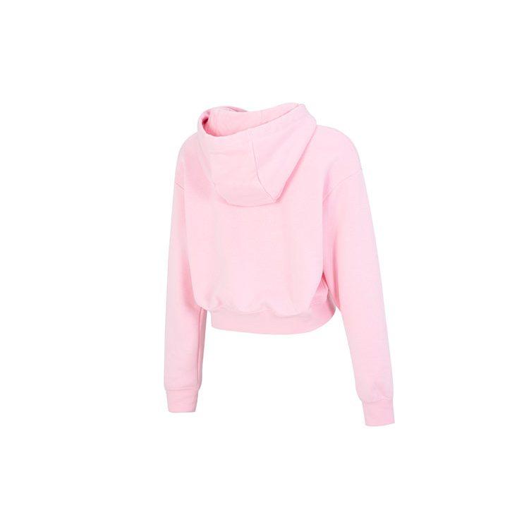 Nike Sportswear Club Fleece Women's Oversized Crop Graphic Hoodie Pink DQ5851-690