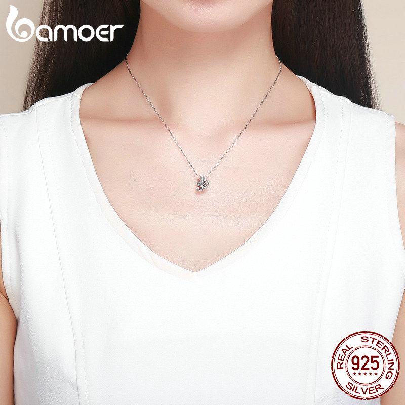 BAMOER Genuine 925 Sterling Silver Letter J Alphabet Beads Charms Fit Charm Bracelets & Bangles DIY