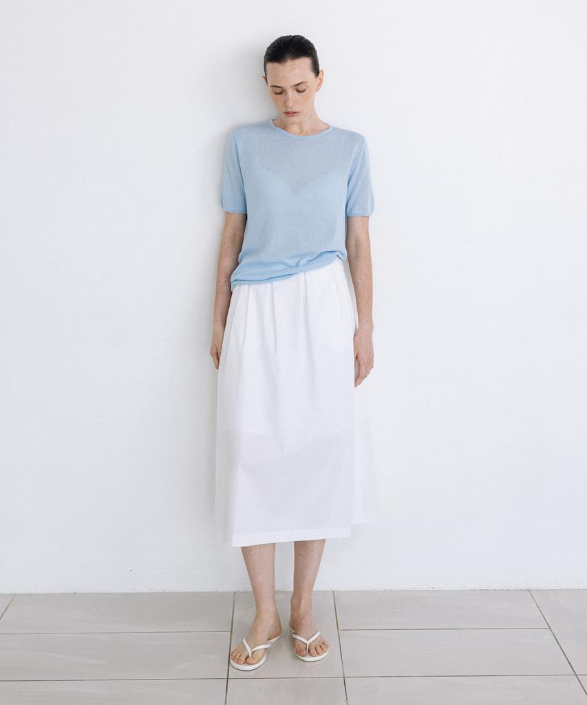 Beullaengkeulumumeon Sheer Half Knit_Baby Blue