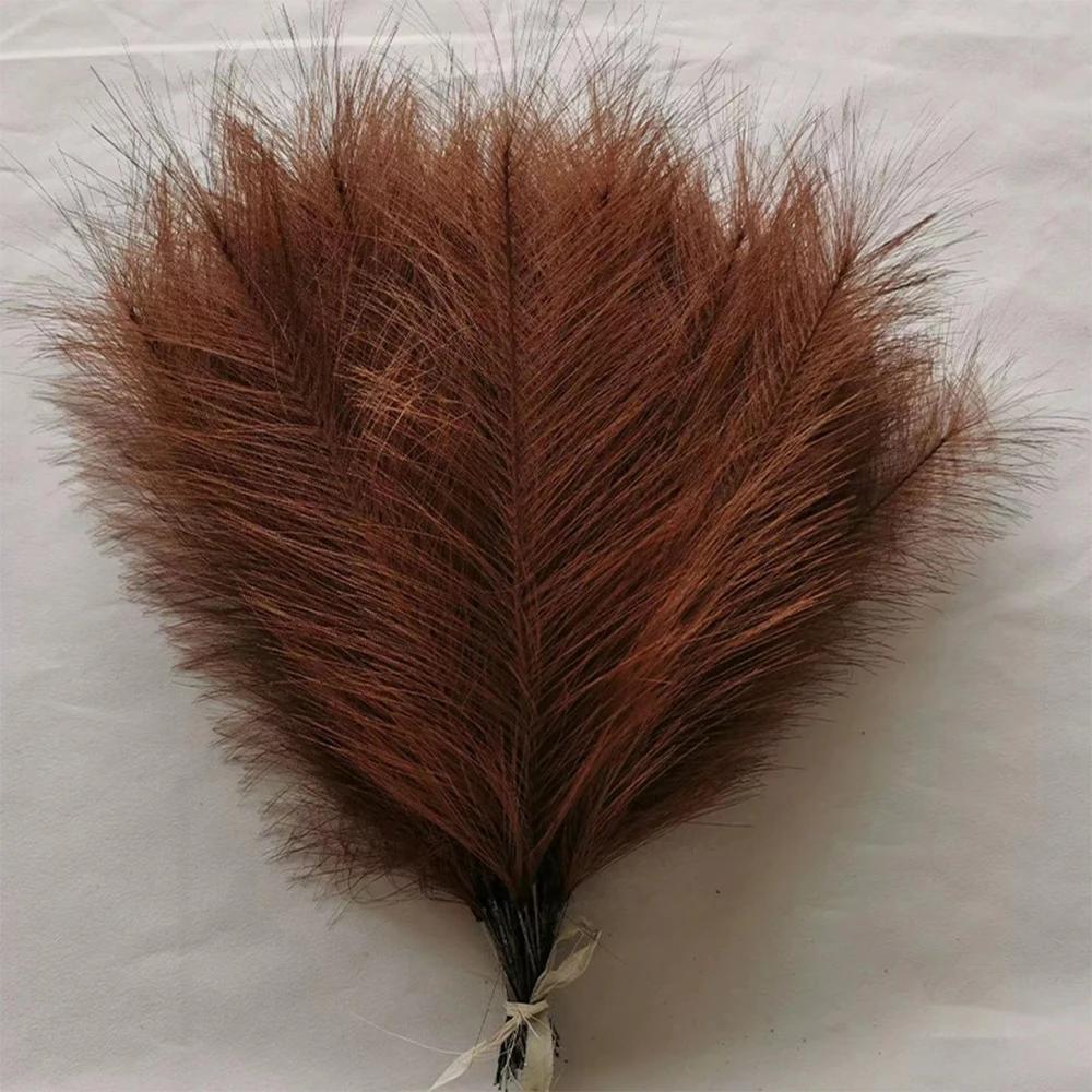 5/10/20PCS Fluffy Pampas Grass Boho Decor Artificial Flower Fake Plant Reed Simulated Party Wedding Home Decoration 42CM