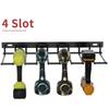Heavy-Duty Wall-Mounted Floating Rack for Handheld and Power Tools