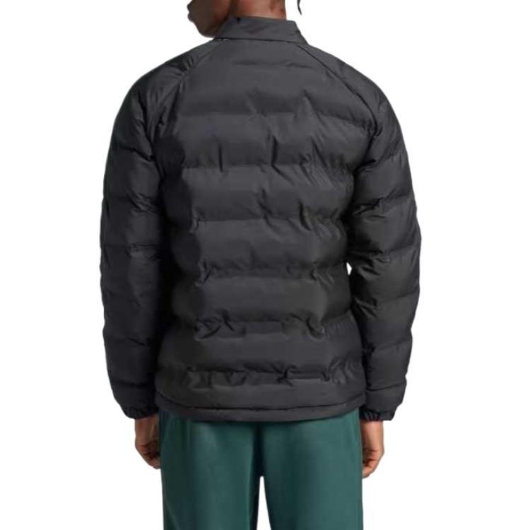 adidas Originals SST Einfarbiges Logo-Muster Outdoor Lässig Sportlich Warm Reißverschluss Stehkragen Jacke Herren Jacke Schwarz IZ1841