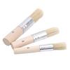 For Oil Hog Bristle Brush Wooden Stencil Brush Oil Painting Brushes Art 3Pcs Paint Brushes