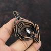 Evil Eye Mother Of Pearl Pendant Copper Wire Wrapped Pendant Evil Eye Jewelry Handmade Pendant Gemstone Pendant Copper Jewelry Gift For Mom