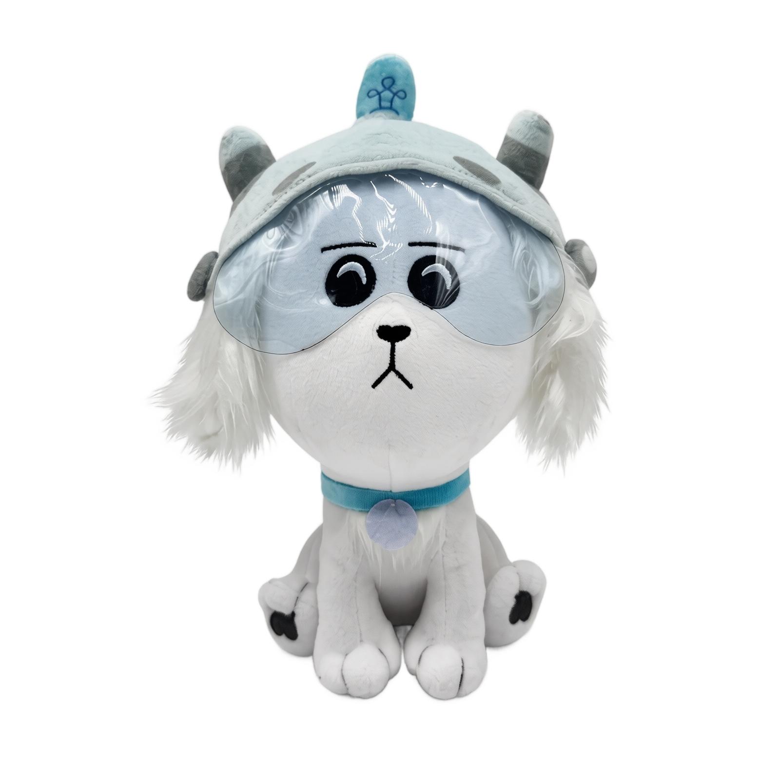 Soft Plush Toy Stuffed Animal Sitting Design with Detailed Headgear and Textured Fur Suitable for Collectors and Gift Giving One Size